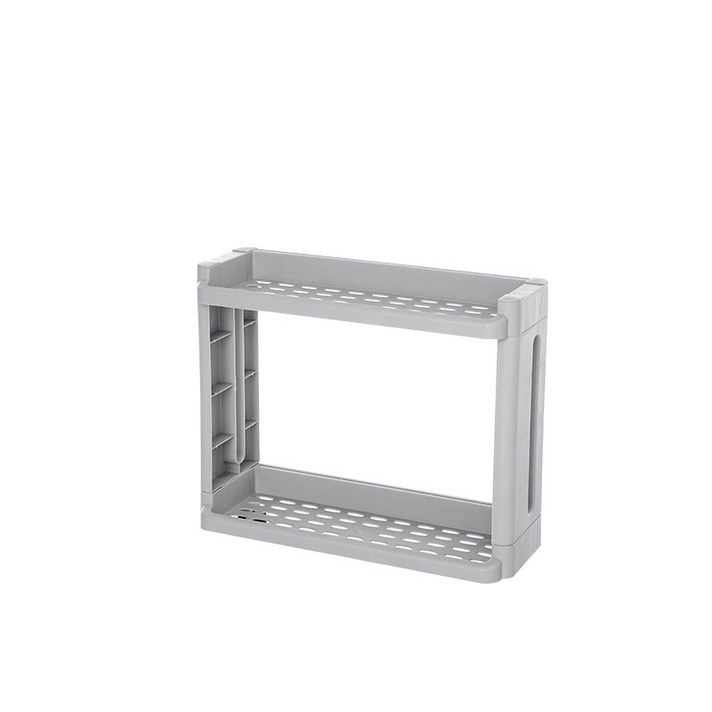 
                                                        따니네 모던 이동식 트롤리 선반 2단 BGN005, 그레이, 1개
                                                    