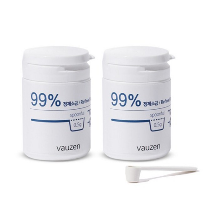 바우젠 전해수기 전용 정제소금, 2개, 70g