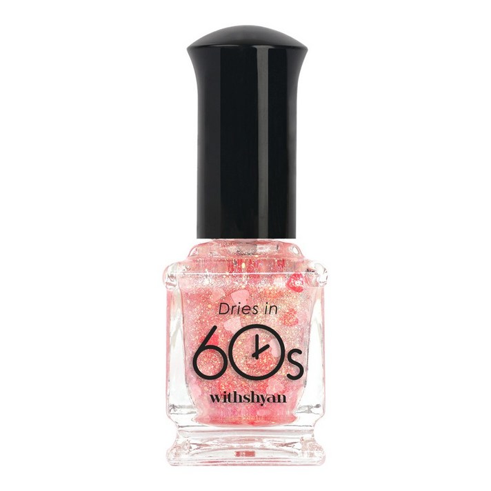 위드샨 60초 매니큐어 글리터 9ml, M18 앨리스하트, 1개