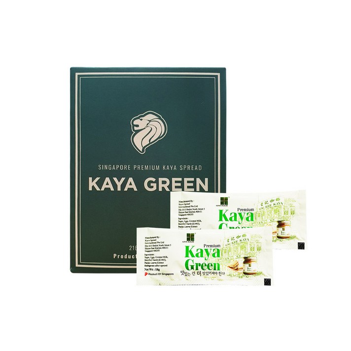 카야하우스 카야잼 그린 일회용 포션, 18g, 12개