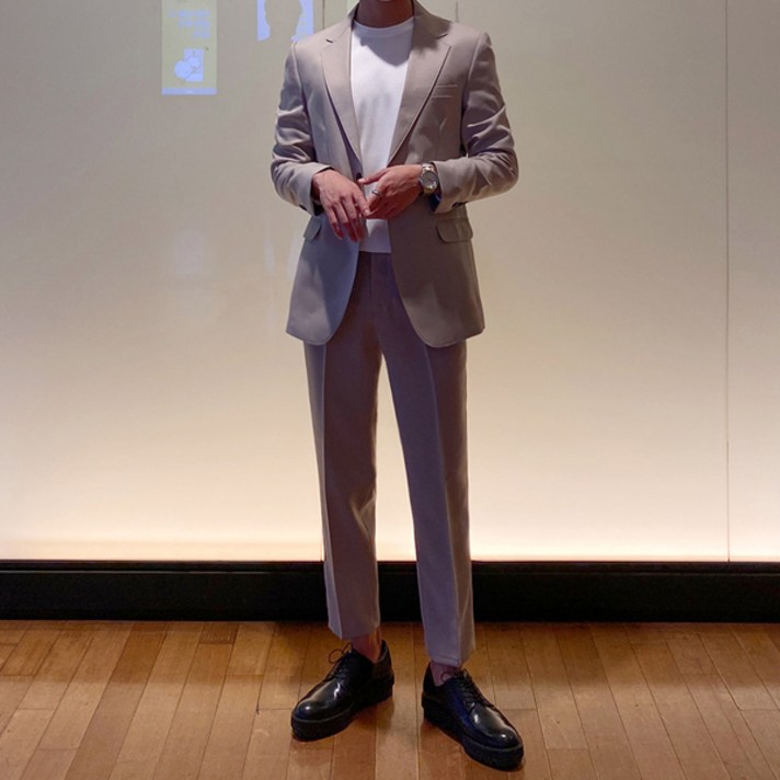 머시따 남성용 15컬러 기획 수트 정장 세트