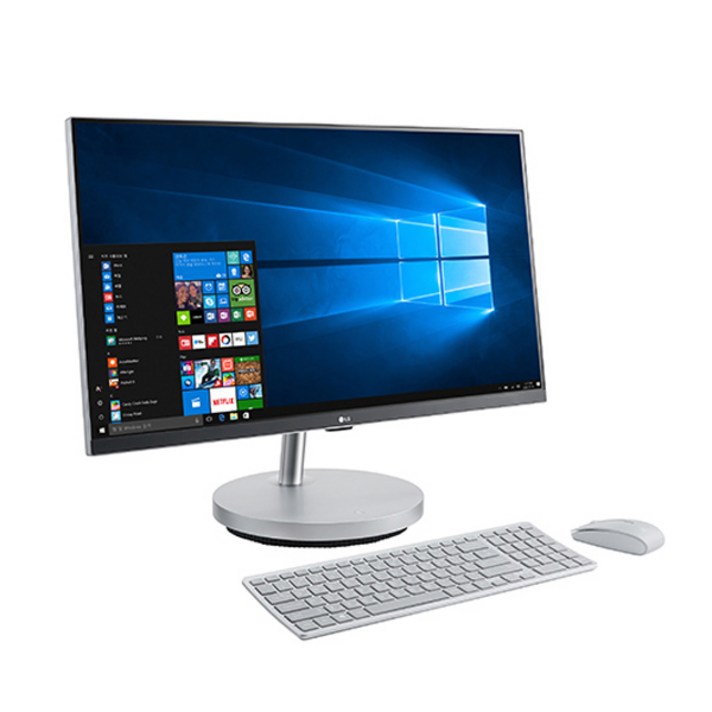 LG전자 일체형PC 메탈릭실버 27V70N-FA70K (i7-10510U 68.5cm), WIN10 Home, RAM 8GB, NVMe 256GB