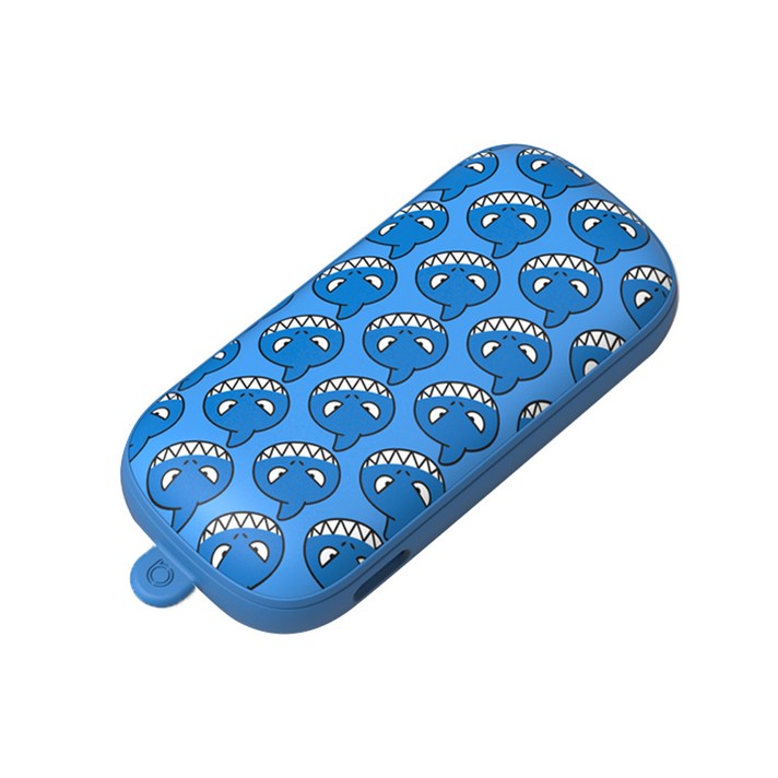 ANZOO WARM 충전식 휴대용 보조배터리 손난로, IHW-52L, 블루