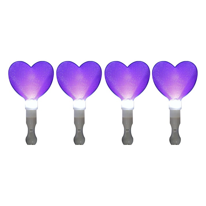 MAME LED 하트봉 JT3718, 랜덤발송, 4개