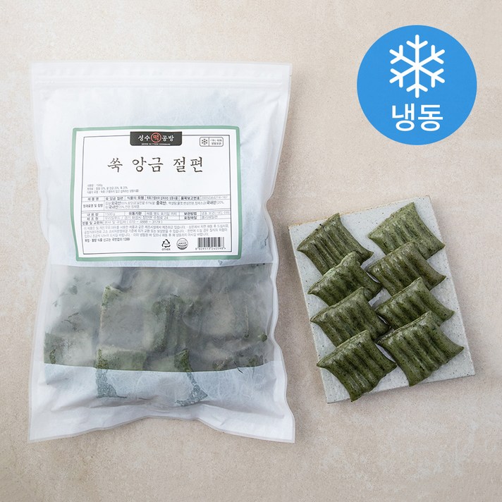 성수떡공방 쑥 앙금 절편 (냉동), 1.5kg, 1개