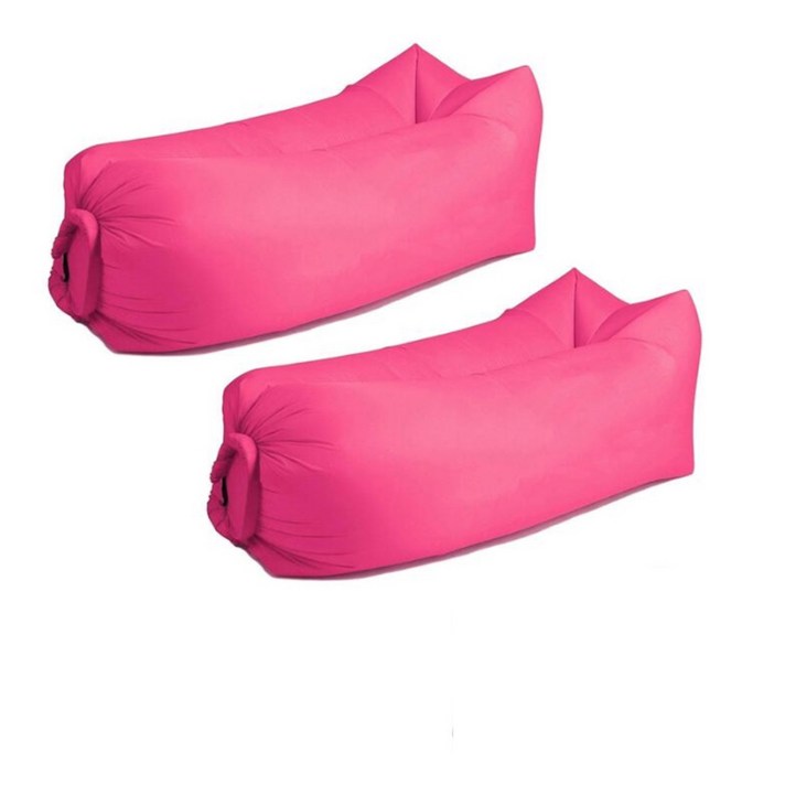 비비드 에어소파 비치백 2p, 핫핑크
