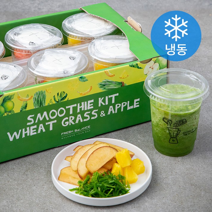 프레시밸런스 스무디킷 밀싹애플 150g (냉동), 6개