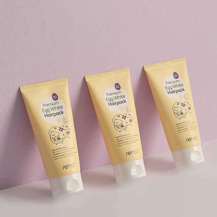 리하 프리미엄 에그 화이트 헤어팩 화이트머스크, 150ml, 2개