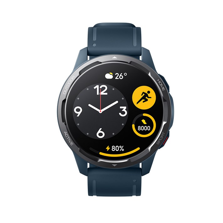 [쿠팡수입] 샤오미 46.5mm 액티브 스마트워치 S1 3.63cm GPS, 오션 블루