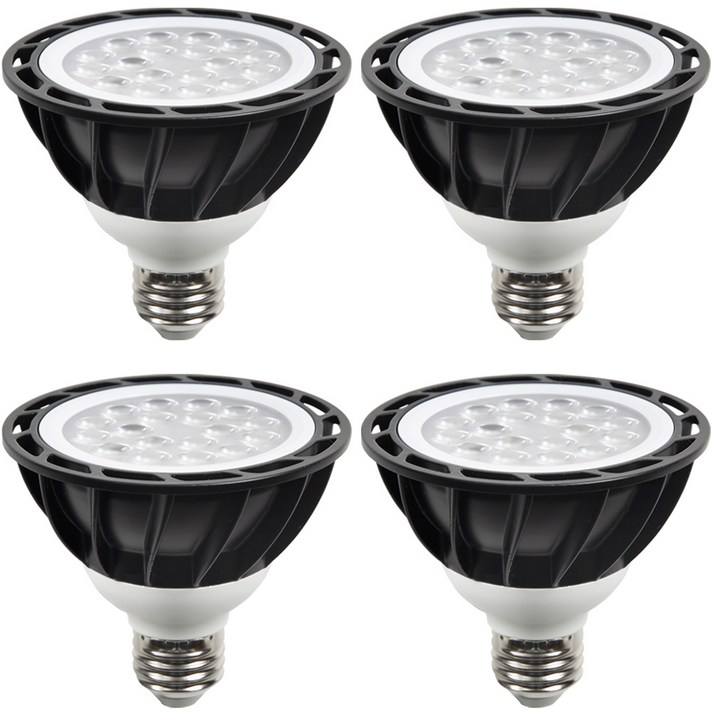 샛별하우스 LED PAR30 전구 15W E26 집중형, 주백색, 4개 샛별하우스 LED PAR30 전구 15W E26 집중형, 주백색, 4개