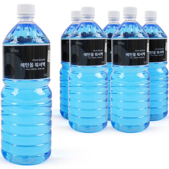  현대모비스 에탄올 워셔액, 1.8L, 6개 