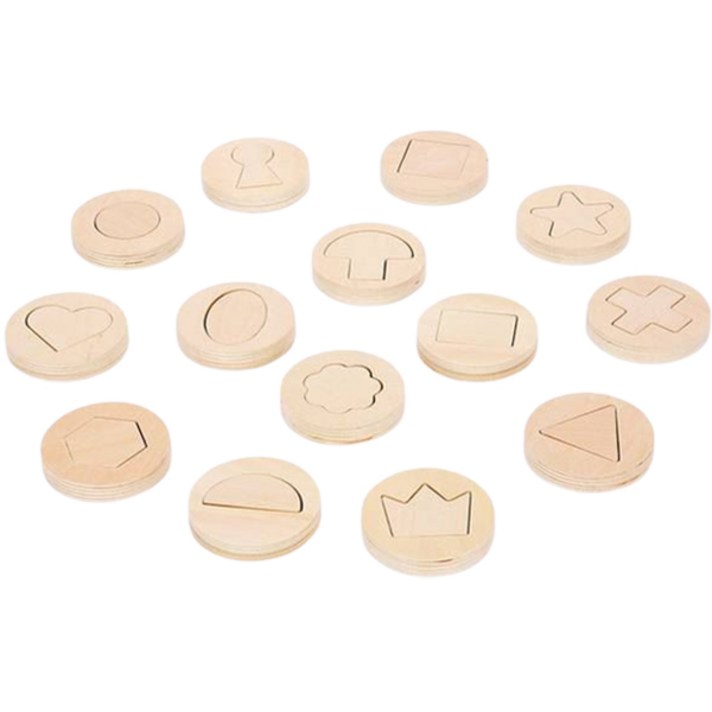 Tickit 인사이드 아웃사이드 나무 모양 블록 73520