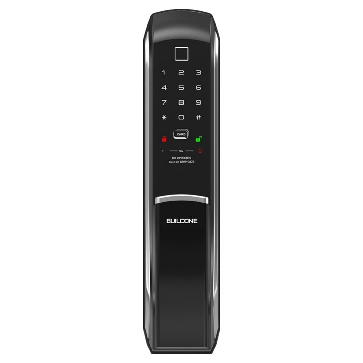 빌드원 푸시풀 지문인식 카드키 도어락 실버 BODP9300FS, BODP9300FS, 방문설치 빌드원 푸시풀 지문인식 카드키 도어락 실버 BODP9300FS, BODP9300FS, 방문설치