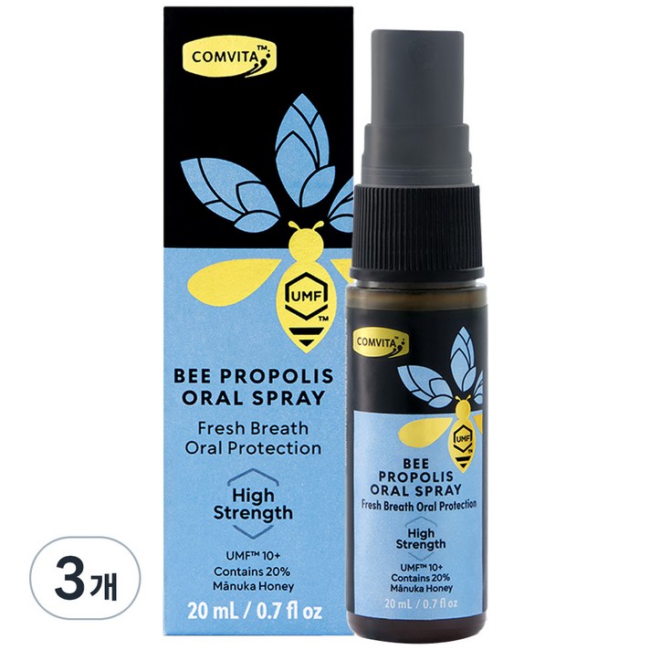  콤비타 프로폴리스 구강항균 스프레이, 3개, 20ml 