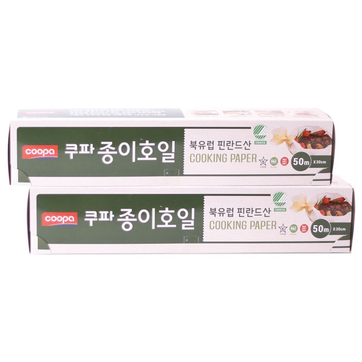 쿠파 종이호일 30cm x 50m, 2개
