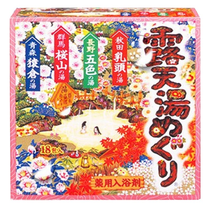 온천기행 입욕제 노천, 30g, 18입