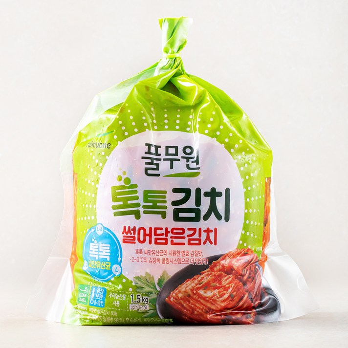 
                                                        풀무원 톡톡김치 썰어담은김치, 1.5kg, 1개
                                                    