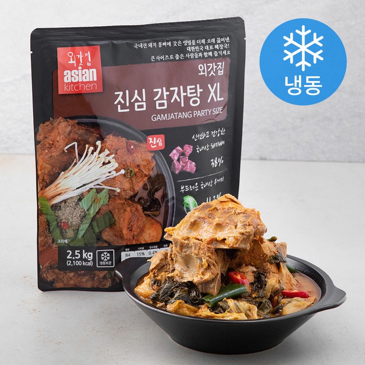 외갓집 진심 감자탕 XL (냉동), 2.5kg, 1개