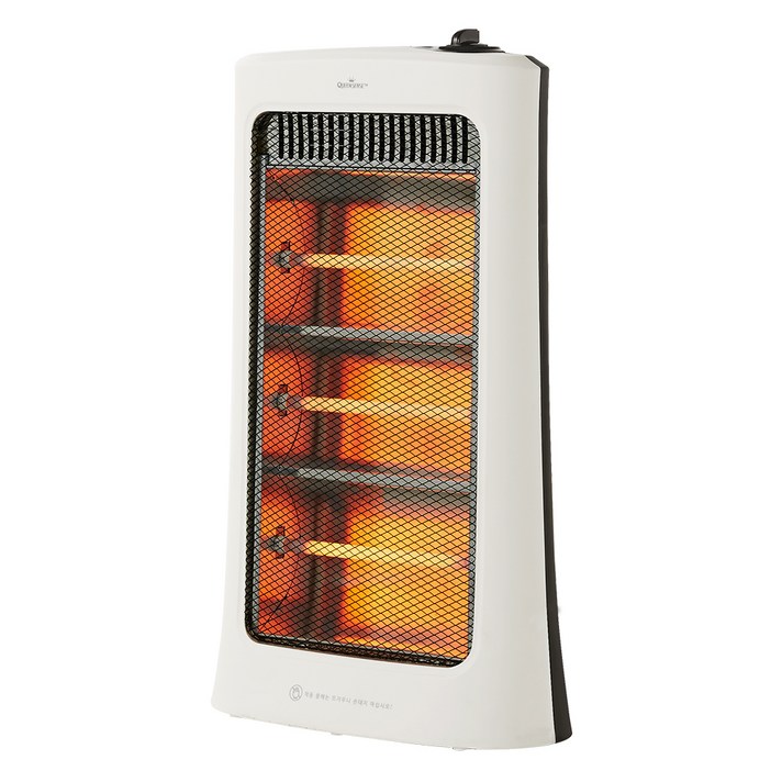 퀸센스 3단 석영관 전기 히터, QSH-QC160, 혼합 색상