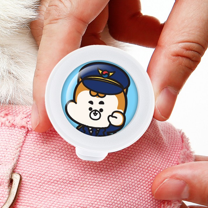 래핑찰리 이지 세이프 강아지 해충예방 클립 폴리스맨 찰리, 3.5ml, 1개입