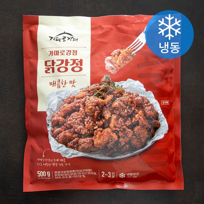  가마로강정 닭강정 매콤한 맛 (냉동), 500g, 1개 