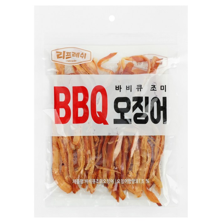 리프레쉬 바비큐 조미 오징어, 200g, 1개