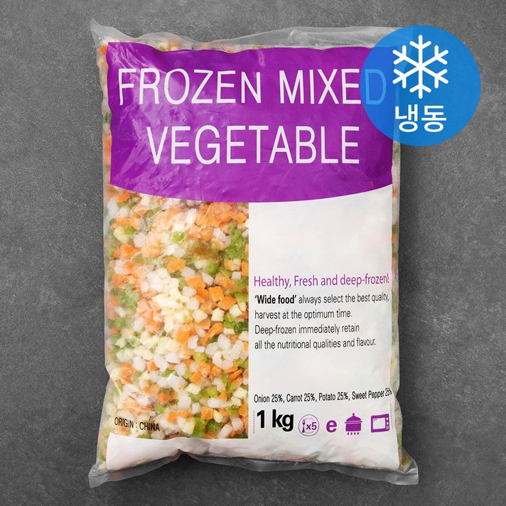 
                                                        혼합야채 4종 (냉동), 1kg, 1개
                                                    