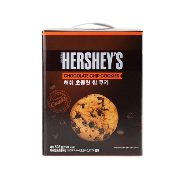 허쉬 초콜릿 칩 쿠키, 12g, 44개입