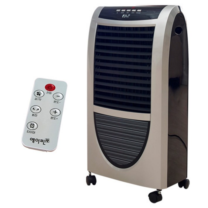 에이핀 리모콘형 PTC 스탠드 온풍기 전기히터, IA-2800R, 혼합 색상