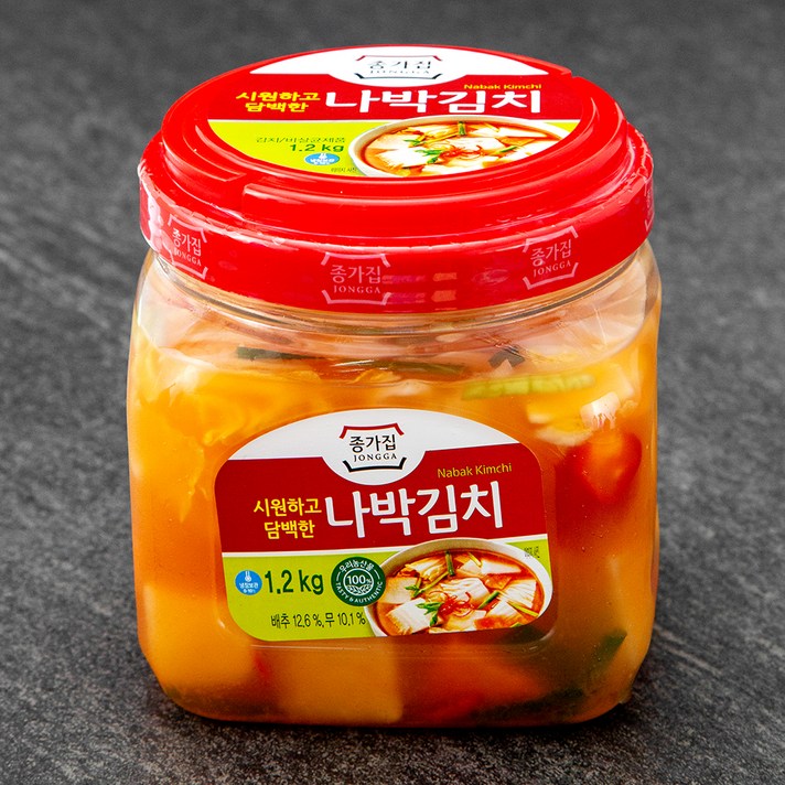종가집 담백한 나박김치, 1.2kg, 1개
