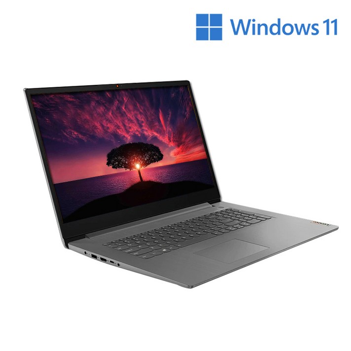 레노버 2021 IdeaPad Slim 3 17.3, 그레이, 코어i7 11세대, 1280GB, 8GB, WIN10 Home, 82H9005RKR