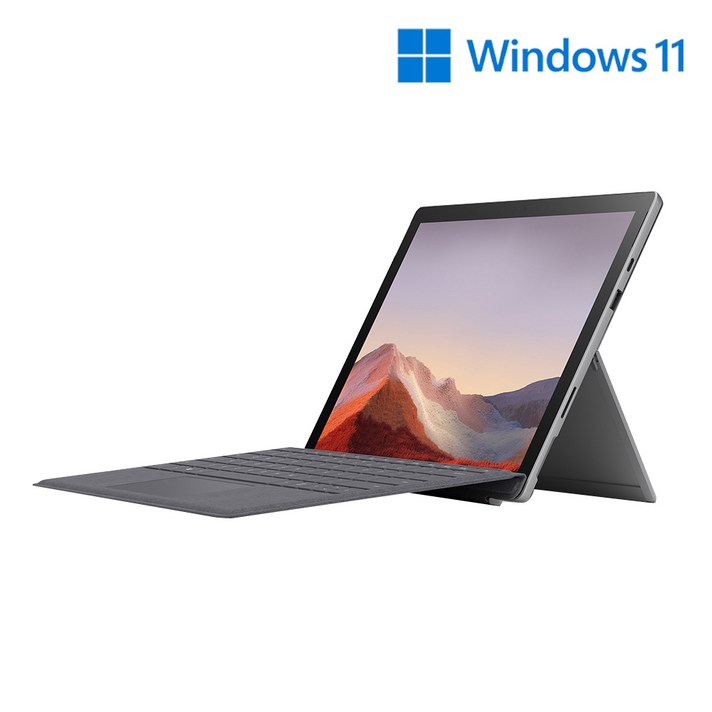 마이크로소프트 2020 Surface Pro7 12.3 + 시그니처 플래티넘 타입커버 세트, 코어i5 10세대, 128GB, 8GB, WIN10 Home, VDV-00010