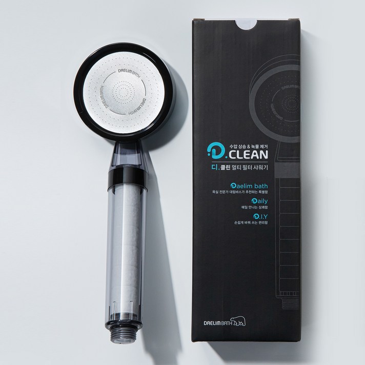 
                                                        대림바스 디클린 필터 샤워기, 1세트, 디클린 필터샤워기
                                                    