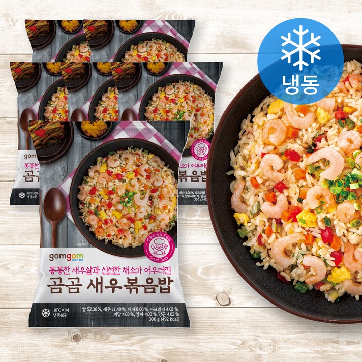 
                                                        곰곰 새우 볶음밥 (냉동), 300g, 6개
                                                    