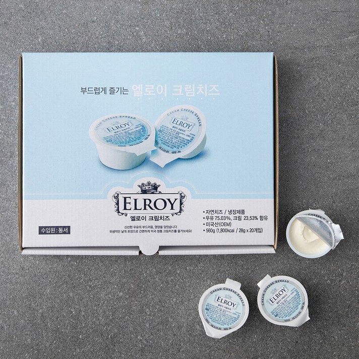 엘로이 크림치즈, 28g, 20개입