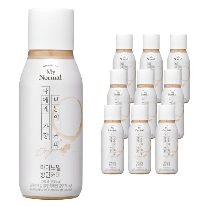 마이노멀 방탄 버터커피, 230ml, 10개