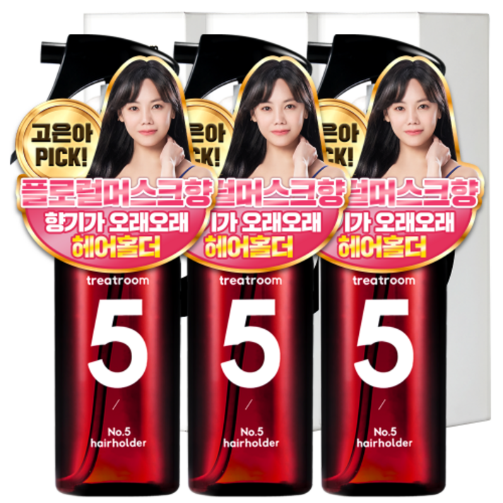 트리트룸 넘버파이브 헤어홀더 미스트, 100ml, 3개
