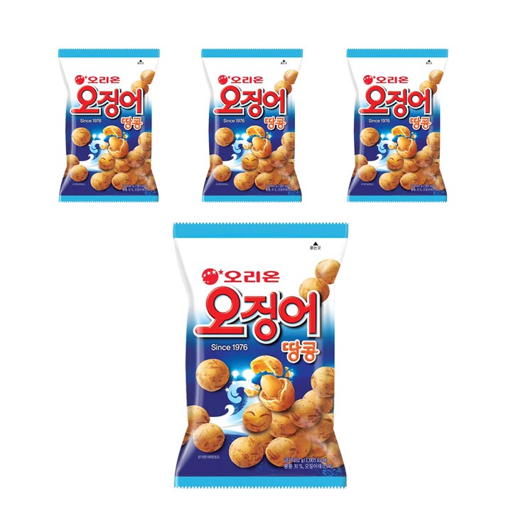 오리온 오징어 땅콩, 202g, 4개