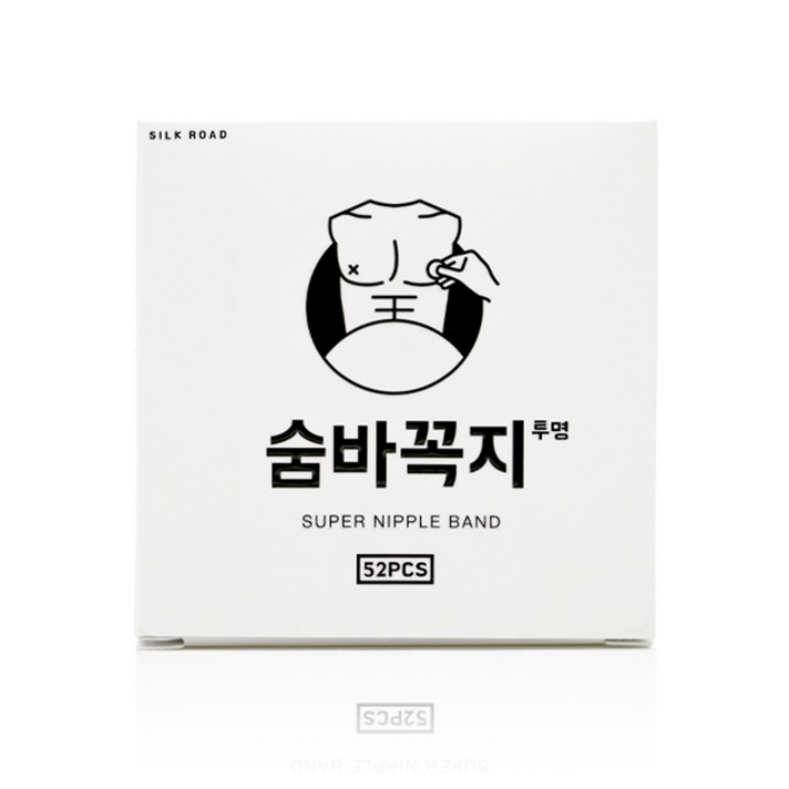 
                                                        숨바꼭지 남성용 니플밴드 투명색, 52매입
                                                    