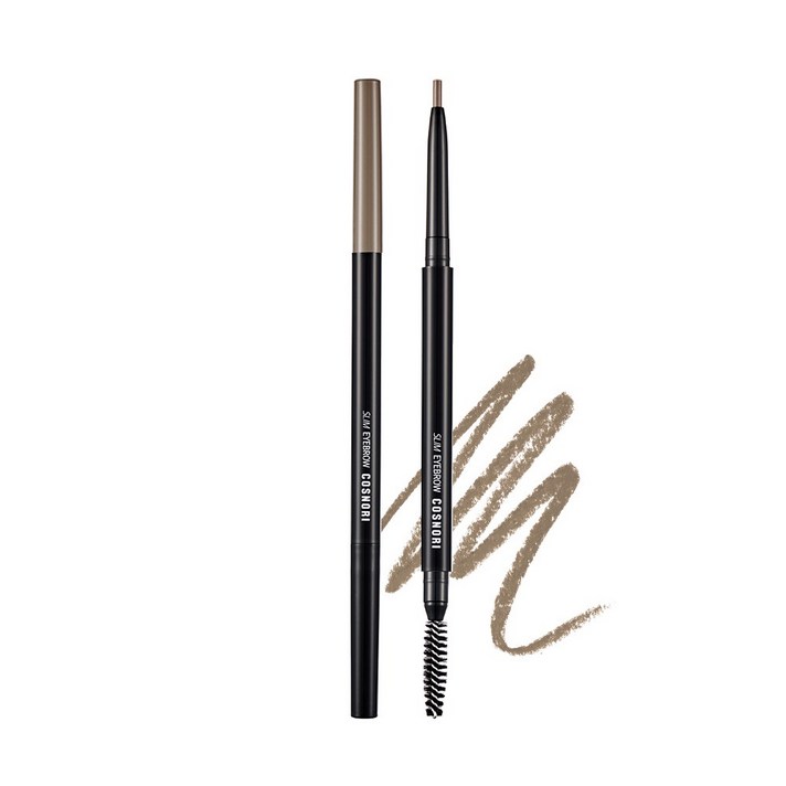 코스노리 슬림 아이브로우 펜슬 0.13g, 02 진저쿠키, 1개