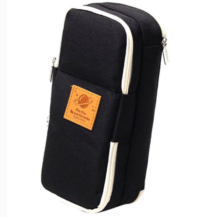 
                                                        포포팬시 스페이스 3단 펜 파우치, 블랙, 1개
                                                    