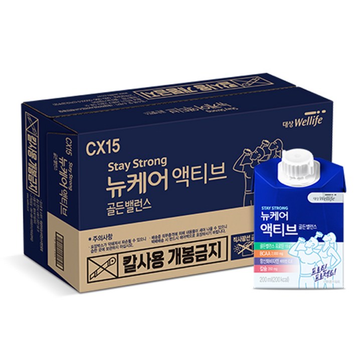뉴케어 액티브 골든밸런스 단백질음료, 200ml, 24팩