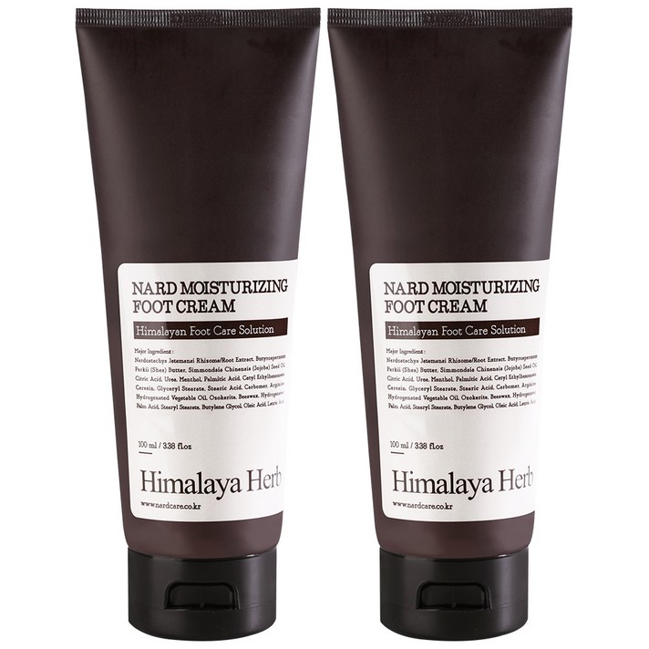 나드 고보습 각질 케어 풋크림, 100ml, 2개