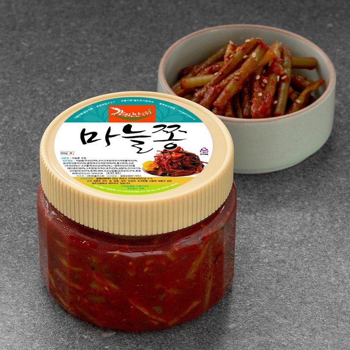 
                                                        강경신안 마늘쫑무침, 500g, 1개
                                                    