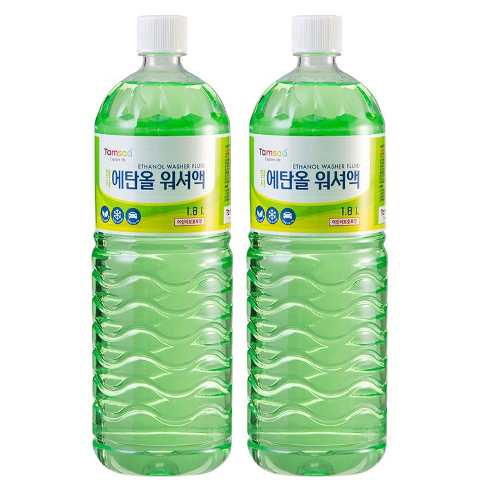  탐사 에탄올 워셔액, 1.8L, 2개 