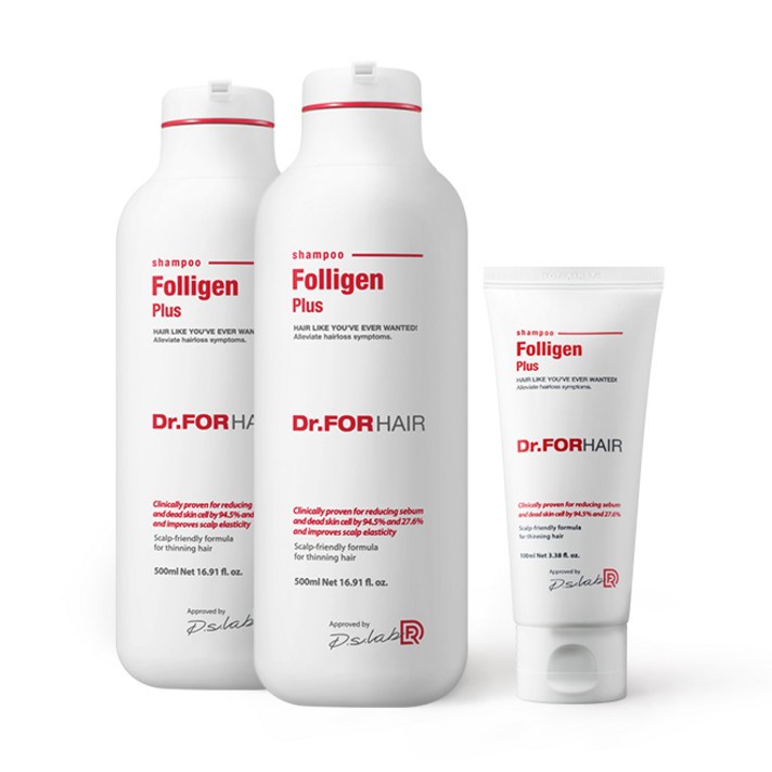 닥터포헤어 폴리젠 플러스 샴푸 500ml x 2p + 100ml, 1세트