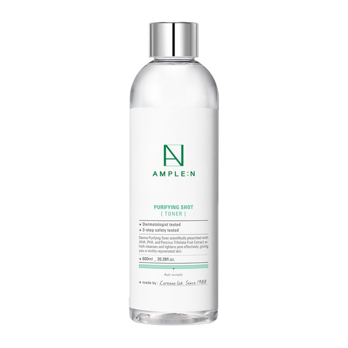 앰플엔 퓨리파잉샷 토너, 600ml, 1개