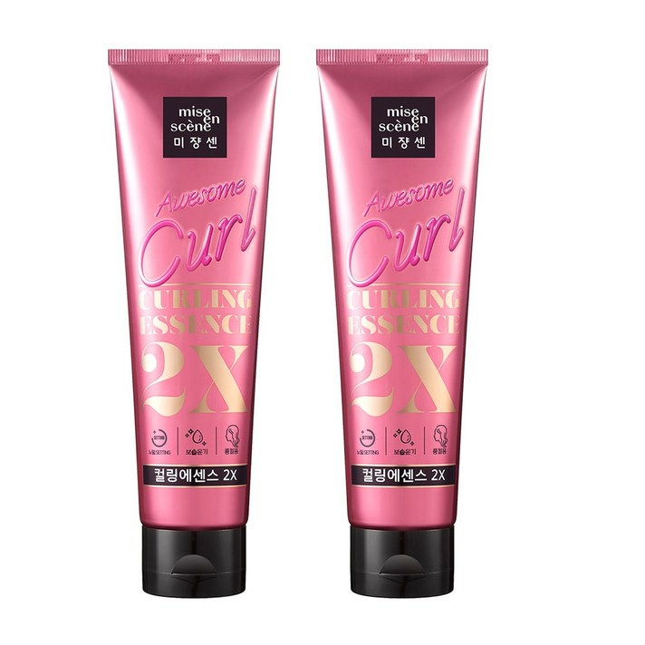미쟝센 컬링 헤어 에센스 2X, 150ml, 2개