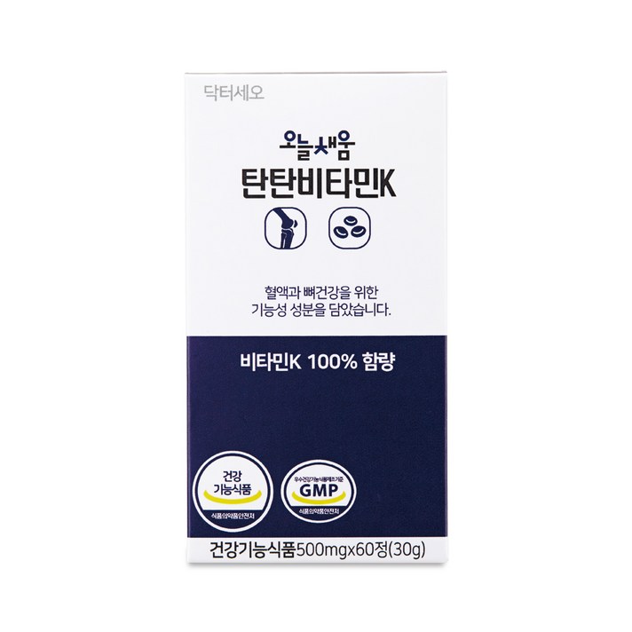 닥터세오 오늘채움 탄탄비타민K, 60정, 1개