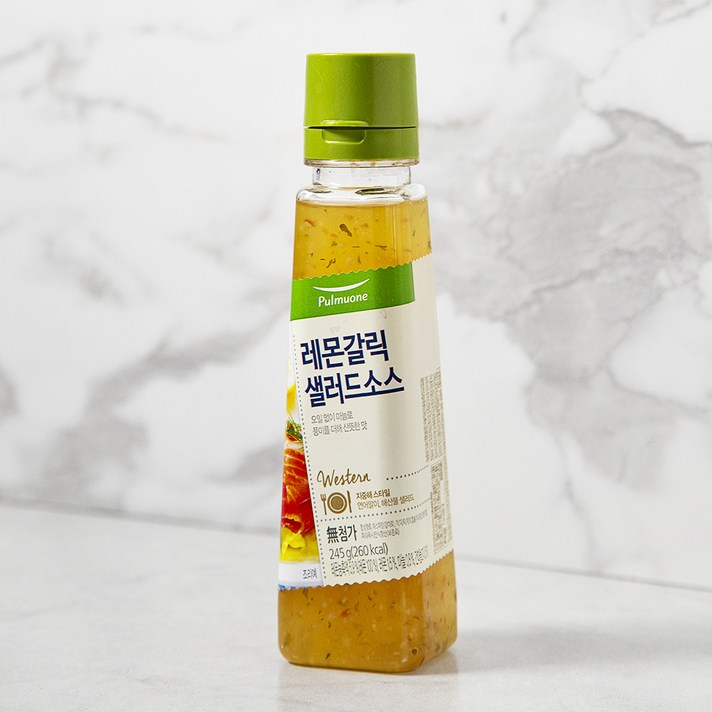풀무원 레몬 갈릭 샐러드소스, 245g, 1개